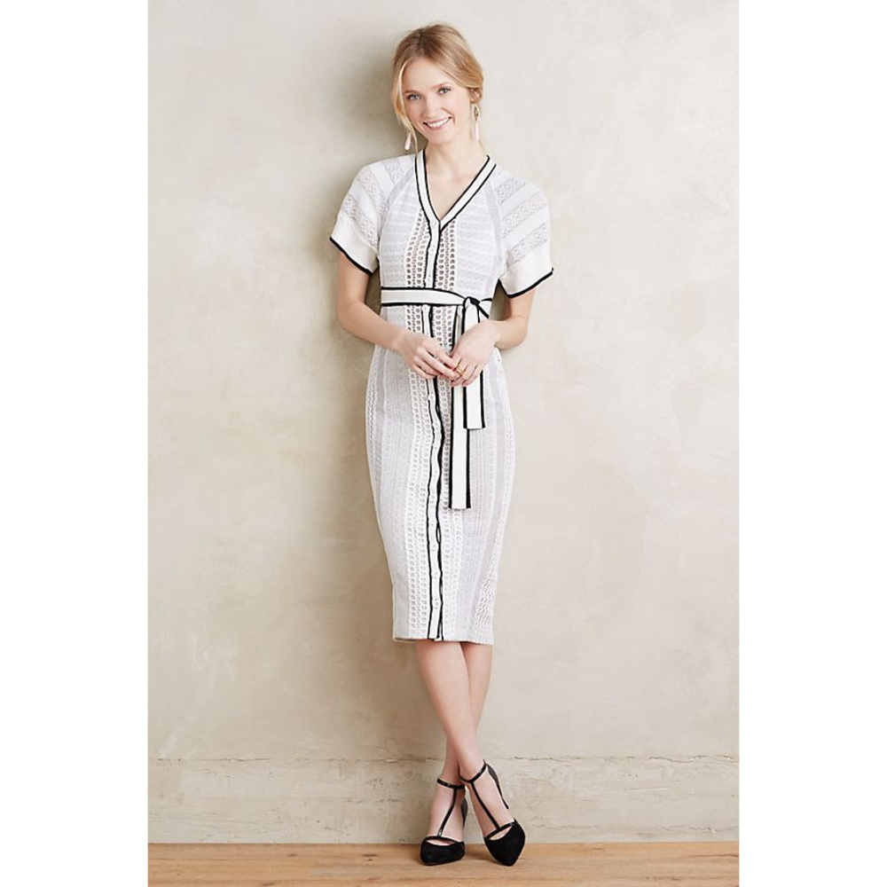 Anthropologie Sabina Sheath dress by Byron Lars